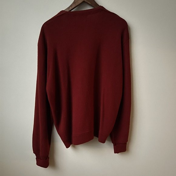 VINTAGE Cardigan Dad Retro 90s Sweater Mens Size Large Button Up EUC - Picture 8 of 11